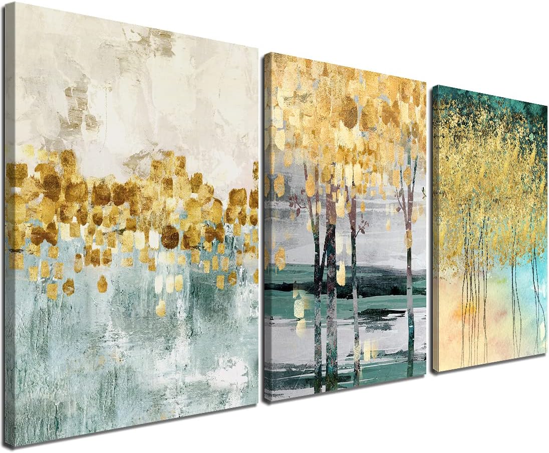 Gardenia Art Modern Wall Decor 3 Piece Canvas Wall Art 16