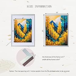 EVQUIT 10x12 High-Definition Aluminum Picture Frame
