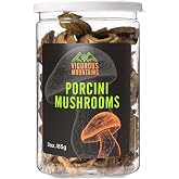 VIGOROUS MOUNTAINS Dried Porcini Mushrooms (3Ounces)