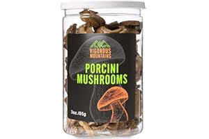 VIGOROUS MOUNTAINS Dried Porcini Mushrooms (3Ounces)