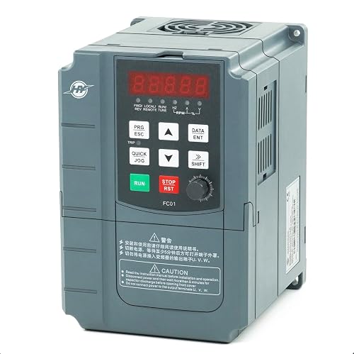 RATTMMOTOR VFD Variable Frequency Drive 110V 2.2KW Single Phase to 3 ...