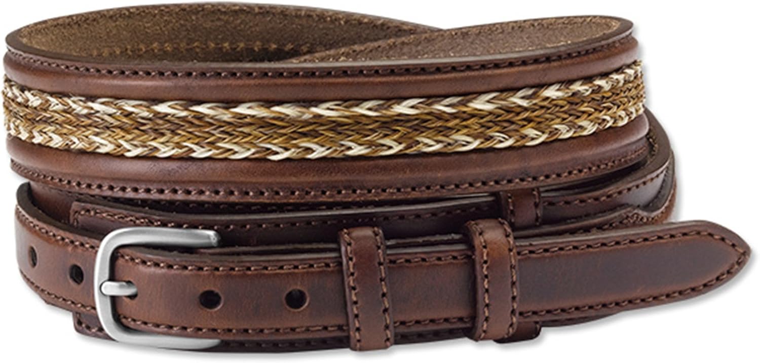 Orvis Men's Horsehair Ranger Belt, 42 Amazon.ca Clothing & Accessories