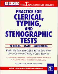 Practice For Clerical Typing Tests Practice For Clerical