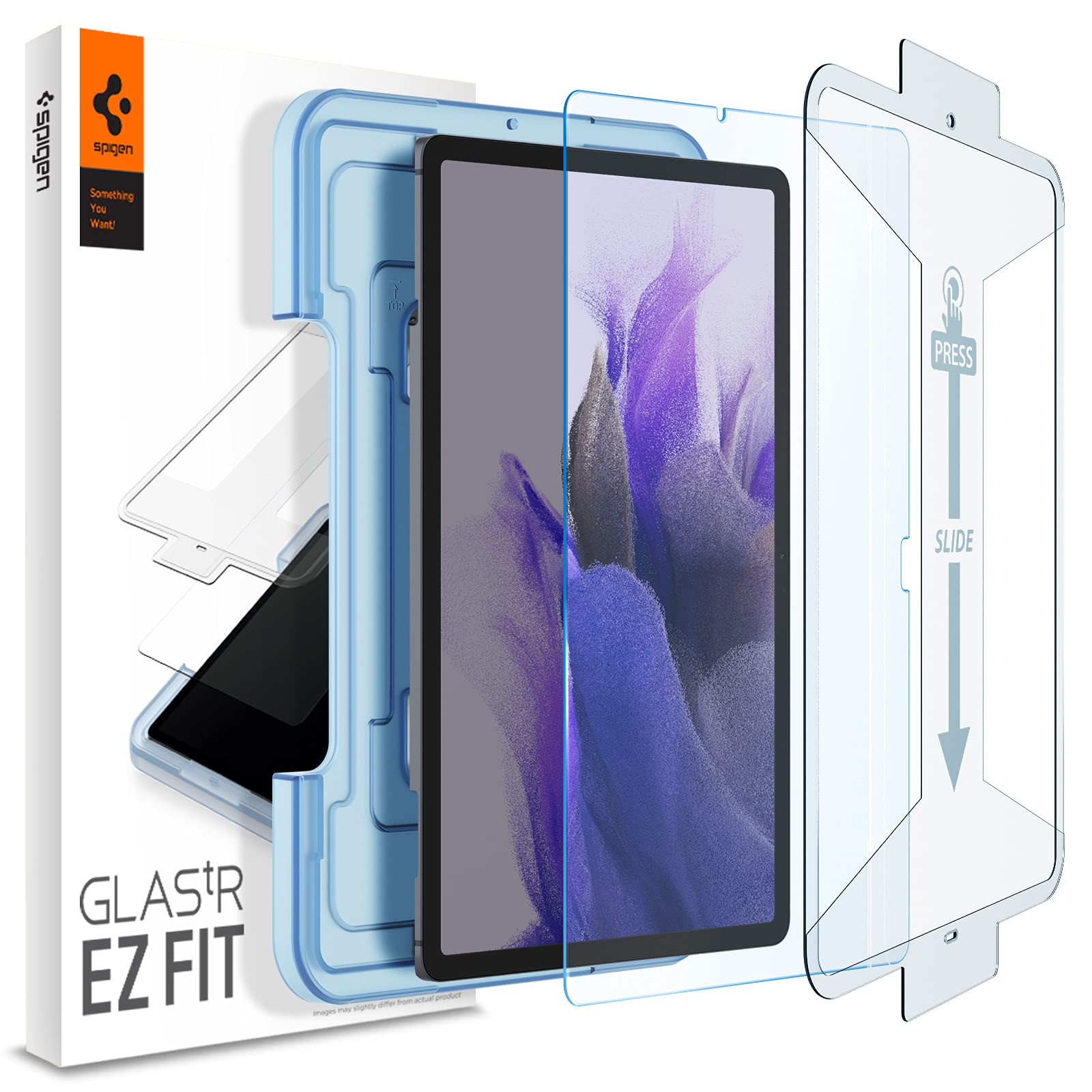 Spigen EZ Fit Tempered Glass Screen Protector for Samsung Galaxy Tab S7 FE 5G - 1 Pack