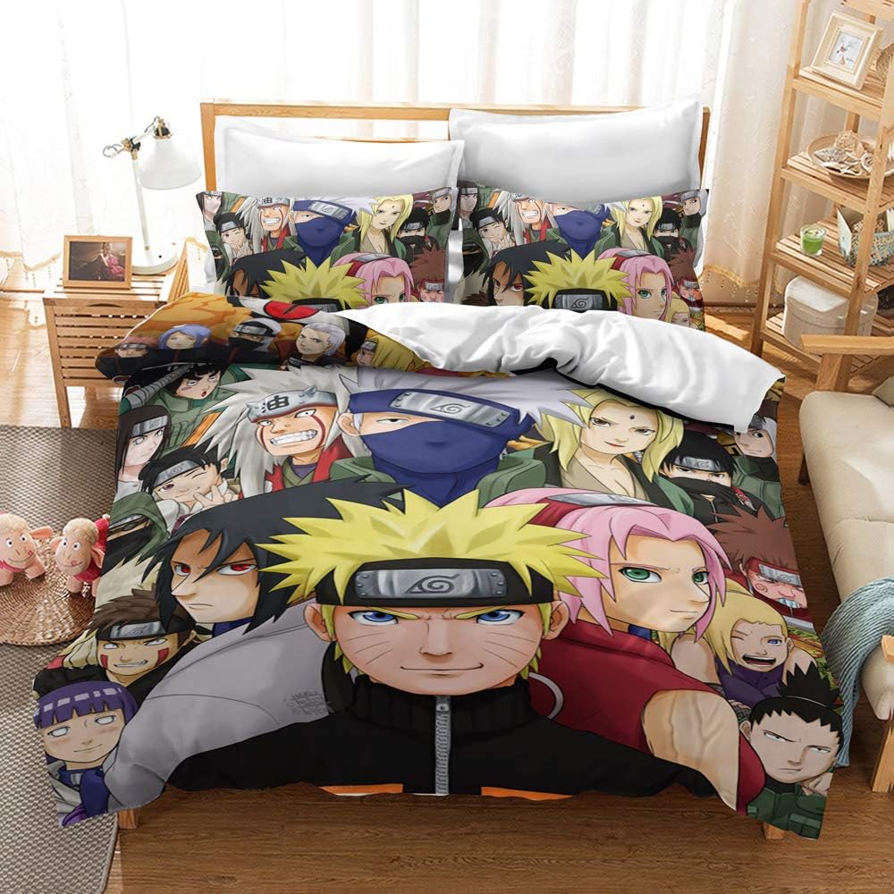 kxry Duvet Cover Set Full Size Japan Anime 3Pcs Lightweight