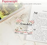 Buioata Gifts for Grandma Acrylic Puzzle Block with Heartfelt Message 3.3x3.9 in view 5