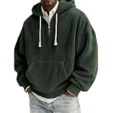 Hawyet Mens Corduroy Hoodies Ribbed Texture Long Sleeve Oversized Hoodie Winter Fall Casual Quarter Zip Pullovers(,0)