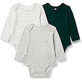 Amazon Essentials x Sofia Grainge Unisex Babies' Long Sleeve Crew Neck Bodysuit