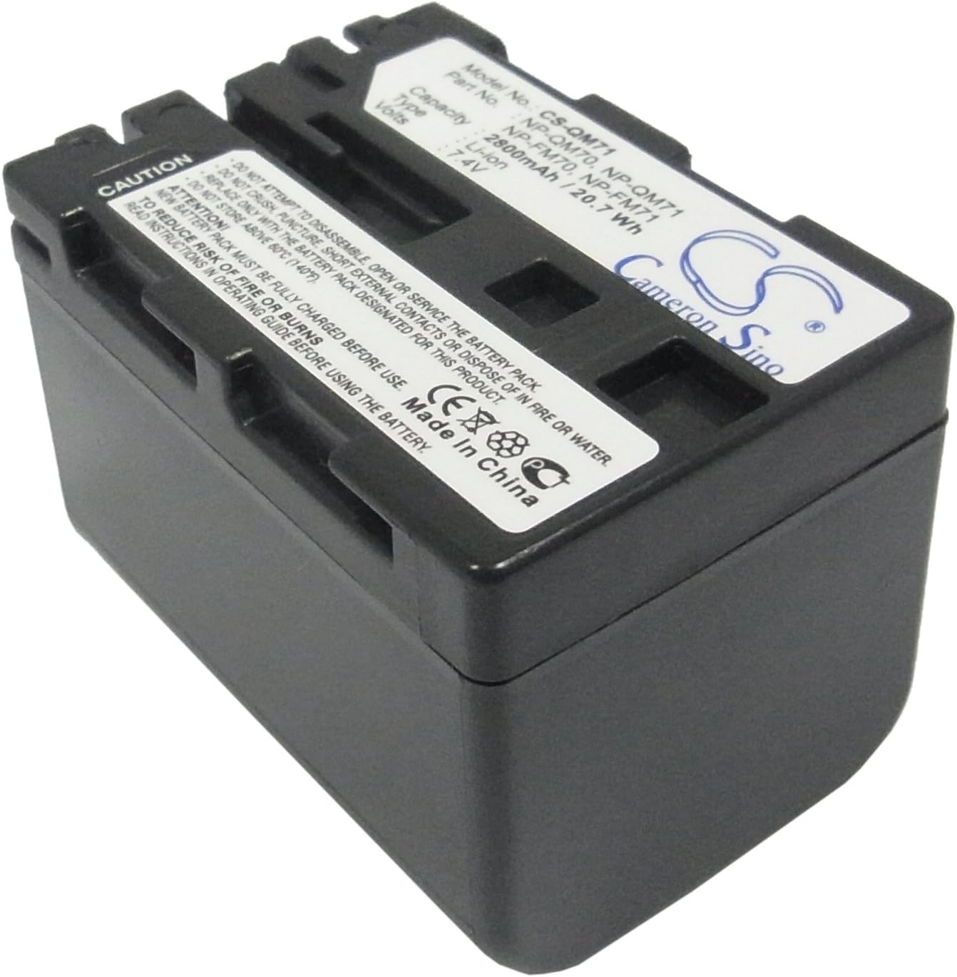 VINTRONS Battery for Sony DCR-TRV280 DCR-TRV30 DCR-TRV33 DCR-TRV330 7.4V 2800mAh