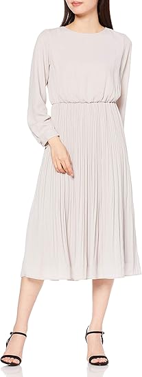 Amazon ナチュラルビューティーベーシック プリーツワンピース ワンピース チュニック 通販