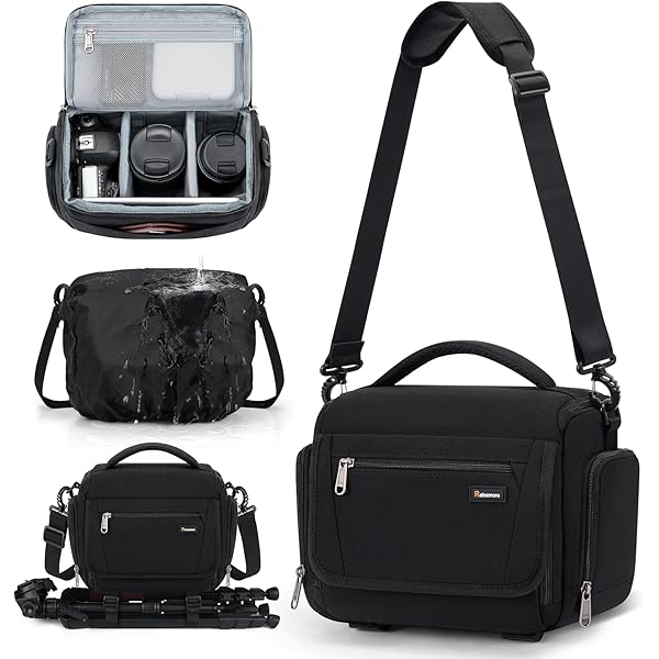 Cwatcun Camera Bag, SLR Cameras Case, Sling Crossbody Compact Camera - View #11