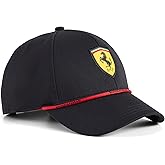 PUMA Scuderia Ferrari F1 Kids' Classic Logo Hat | Curved brim, Adjustable strap, Embroidered logo, Charles Leclerc edition, Officially licensed