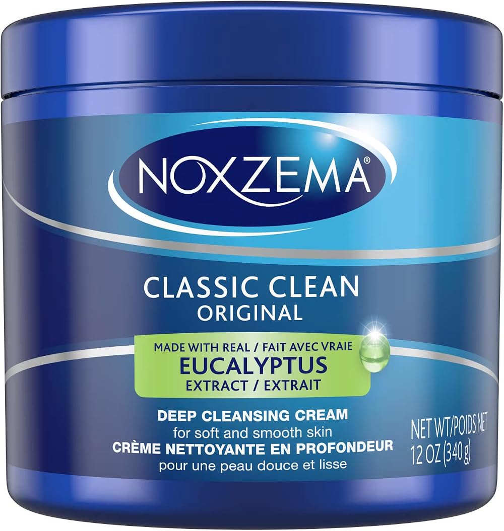 Noxzema Classic Clean Original Deep Cleansing Cream 12 oz Face Wash Oily Skin