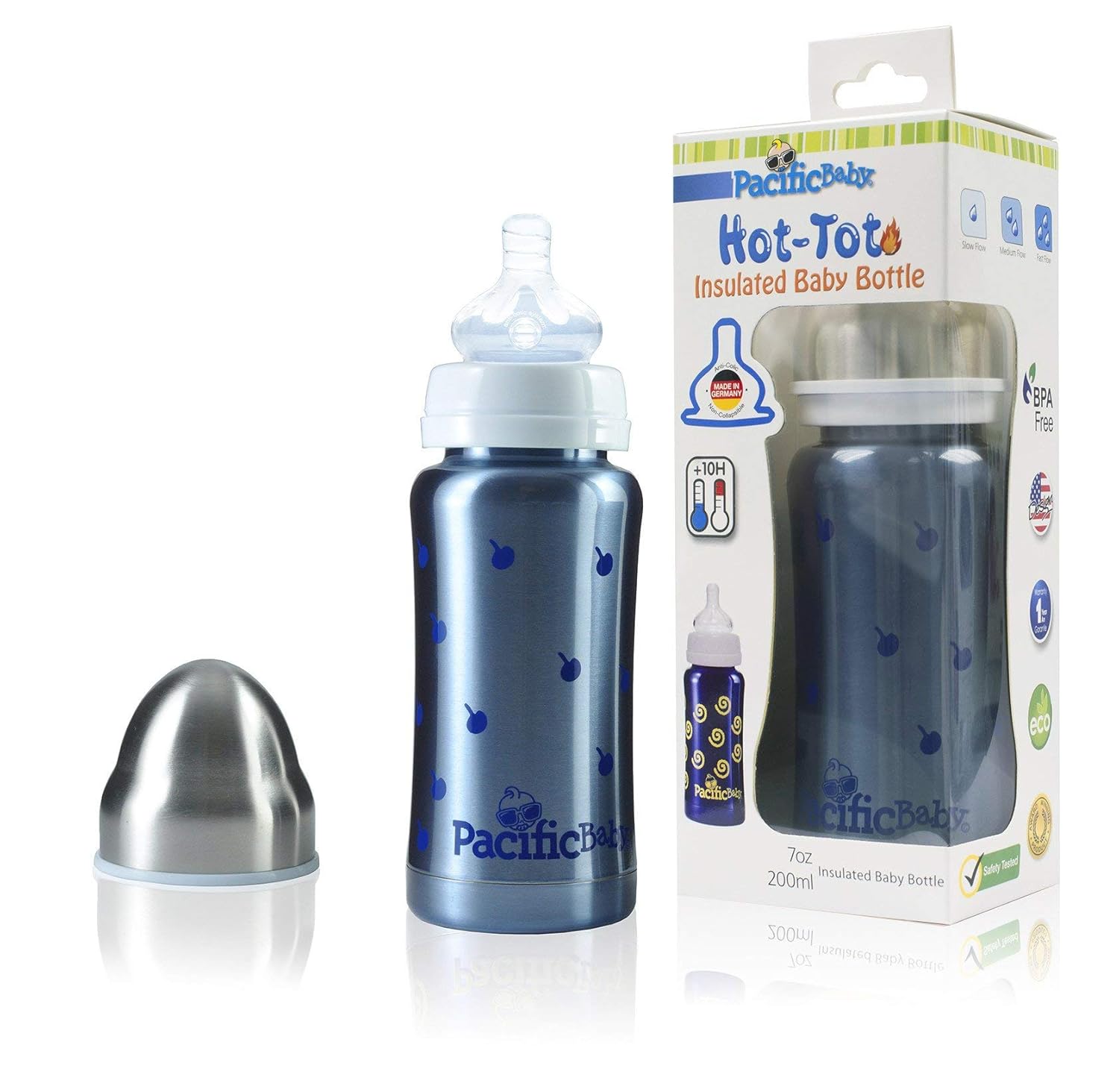 baby milk bottle steel