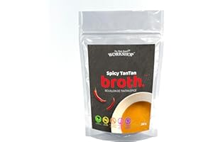 Canadian Owned The Plant Based Workshop, Instant Soup Base for Japanese Ramen Noodles Broth, Spicy Tan Tan, Vegan, No MSG, No