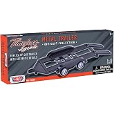 OPO 10 - 1/43 Trailer, Flatbed, car Transport car Carrier, with Double axle, Metal, Motormax - 76081