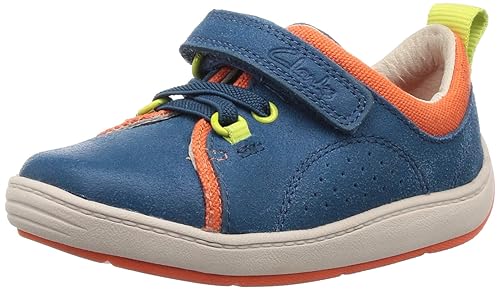 blue and orange clarks