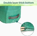 Singwow Garden Waste Bags 500L x 2 Heavy Duty Reusable Sacks with Handles view 8