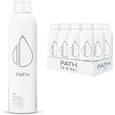 PATH Still Bottled Water - Ultra-Purified, pH-Balanced Purified Water in Aluminum Bottle - BPA-Free, Reusable, Infinitely Recyclable - Crisp, Refreshing Taste 25 fl oz (Pack of 12)
