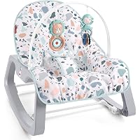 Fisher-Price Infant-to-Toddler Rocker - Pacific Pebble, Portable Baby Seat, Multi