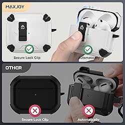 Maxjoy for AirPods 4 Case Cover 2024, AirPods 4th