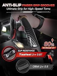 TESFEEL Hydro-Dip Carbon-Fiber Steering Wheel for