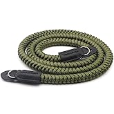 HITHUT Paracord Woven Camera Neck Shoulder Strap Belt Hand Compatible with Canon Nikon Sony Olympus Pentax Fujifilm Panasonic SLR DSLR Digital Mirrorless Cameras 42 inch Green