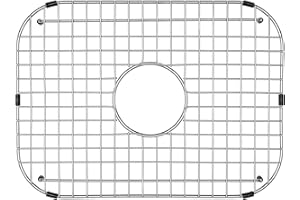 Serene Valley Sink Grid 18-1/8" L x 13-3/8" W, Centered Drain with Corner Radius 3-1/2", NDG1813C