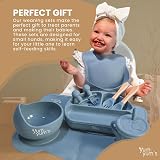 Yum Yum's Baby Weaning Set 10 Pieces Suction Plate Bowl Bib Cup Cutlery view 5