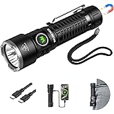 Wurkkos TS28 Rechargeable LED Flashlight, 3200 Lumens Super Bright Flashlight with Multiple Modes, IPX8 Waterproof Flash Lights for Camping, Hiking, Outdoor and Emergency Use