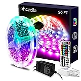 phopollo Led Lights 20ft for Bedroom Color Changing