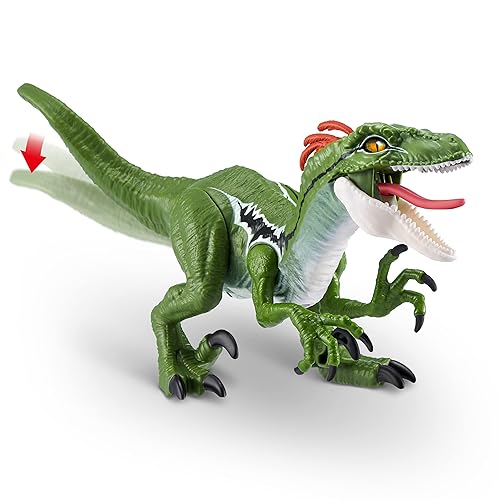 ROBO ALIVE Dino Action Raptor, Battery Powered Robotic Toy, Realistic Dinosaur Movement (Raptor)