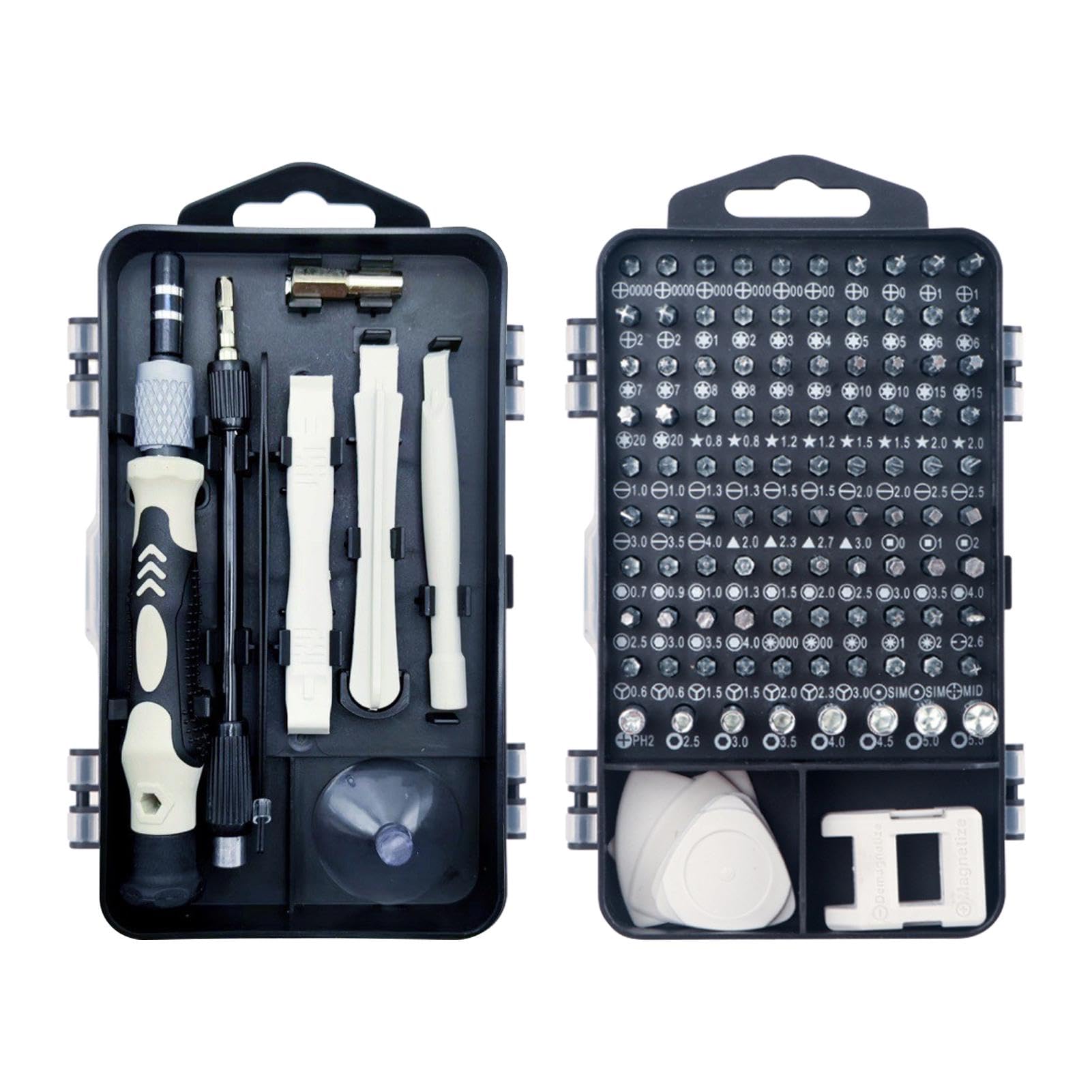 115 in 1 Precision Screwdriver Set, Magnetic Screwdriver Bit Sets, Mini Screwdriver Set with Portable Case DIY Repair Tools Kit for Mobile Phone, Tablet, PC, Laptop, Watches