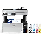 Epson EcoTank Pro ET-5170 Wireless Color All-in-One Supertank Printer | Cartridge-free print, scan, copy, fax; up to 17 ppm, ADF, auto 2-sided; ideal for small offices and small businesses