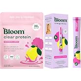 Bloom Raspberry Lemonade Clear Protein and Energy Stick Packs Bundle