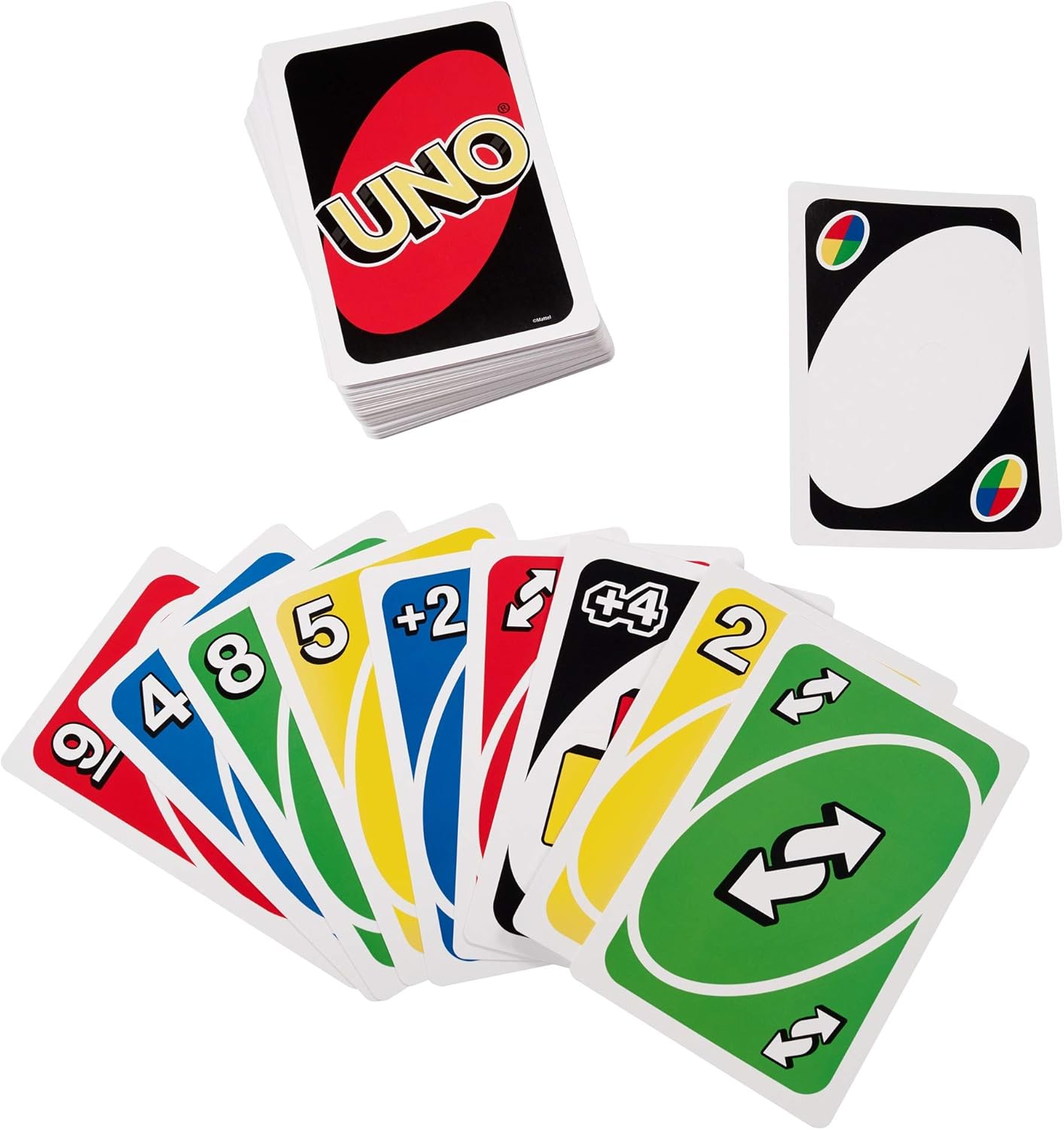Mattel Games Giant UNO Card Game for Kid Adult & Families, Color Blind Accessible & Customizable Large Deck, GRL91 - Image 4