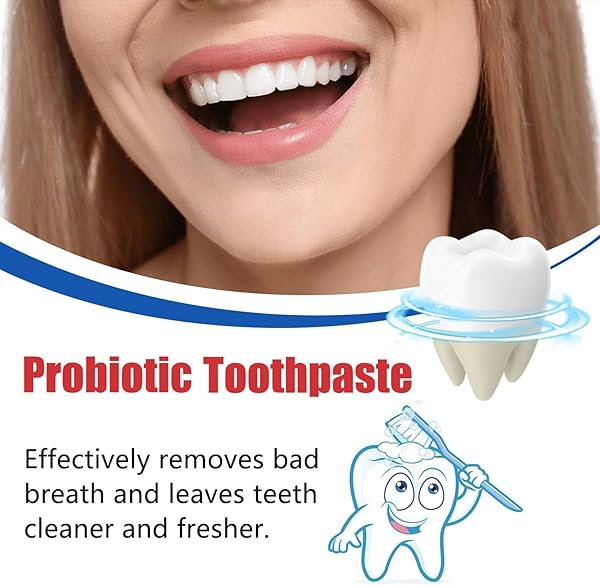 SUPER PROBIOTIC SP-6 TOOTHPASTE, ULTRA WHITENING,FRESH BREATH, TOOTHPASTE 4.9 OZ