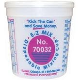 E-Z MIX 70032 1 Quart Cup, 100 Pack