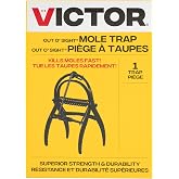 Victor Out O'Sight Mole Trap - Mole Control Device for Lawns, Gardens, and Yards - 0631A - Durable Steel Trap for Outdoor Pest Removal