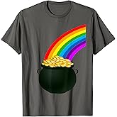 Pot of Gold Under Rainbow Costume T-Shirt Halloween T-Shirt