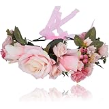 Blumen-Kranz Haarband & Armband Set – Für Hochzeit, Boho-Stil, Frauen & Mädchen