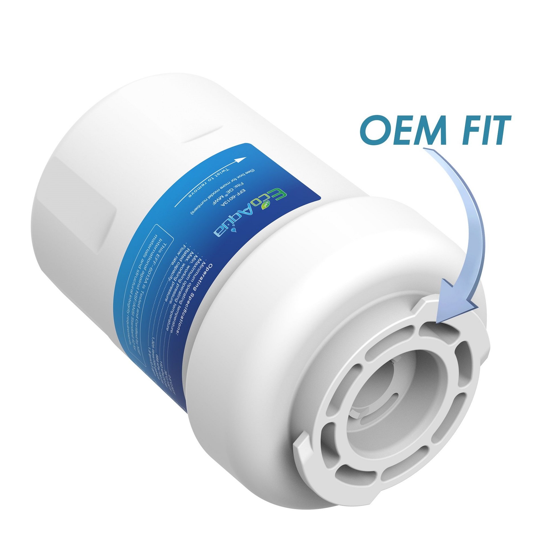EcoAqua EFF6013A Replacement for GE MWF SmartWater, MWFA, MWFP, GWF
