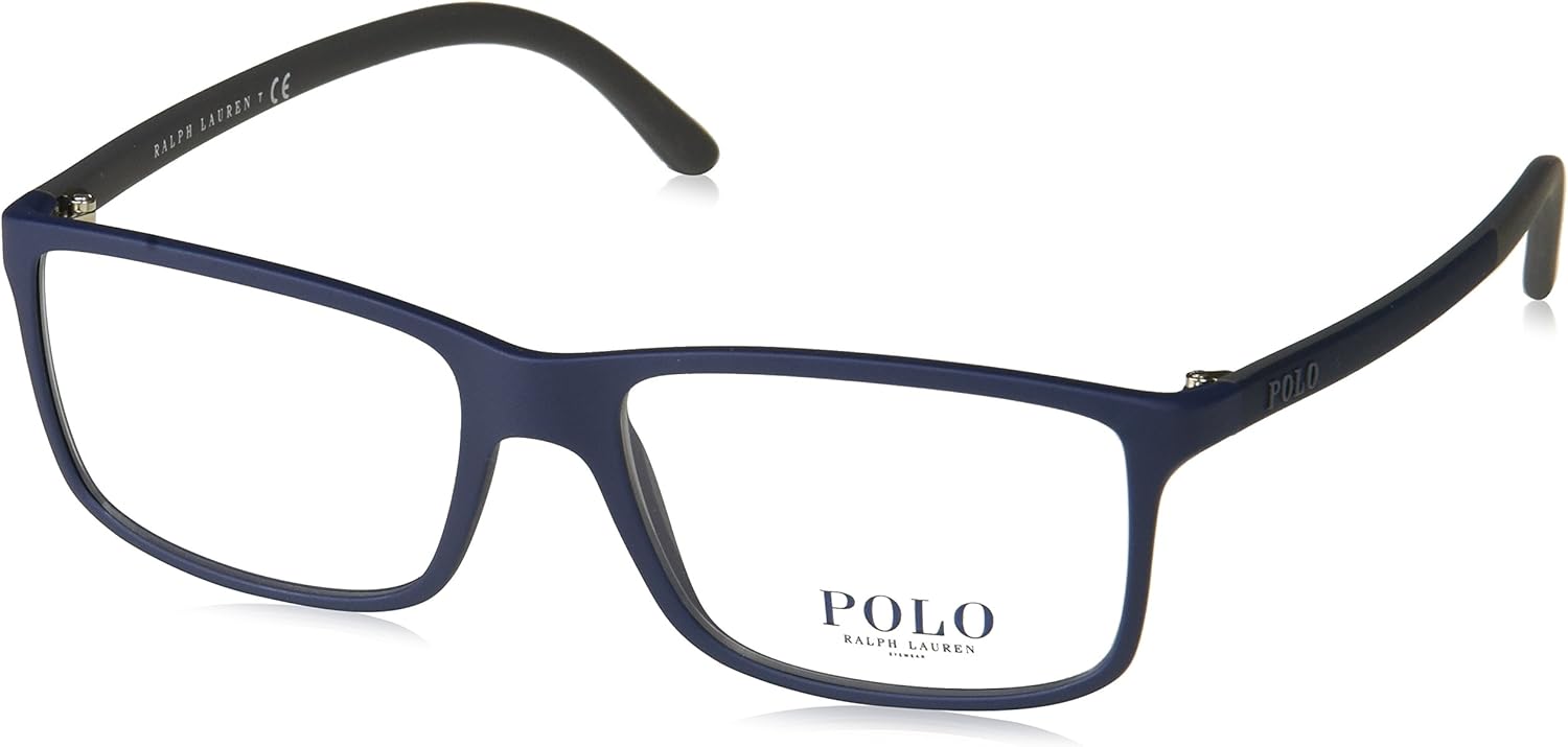 Polo PH2126 Eyeglasses 5525 Matte Blue 5516145 Amazon.co.uk Clothing