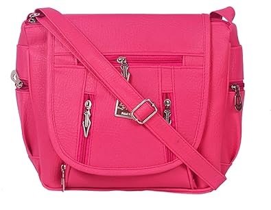 Beets Collection Womens PU Sling Bag/Side Bag For Girls/Women (Light Pink) Colour