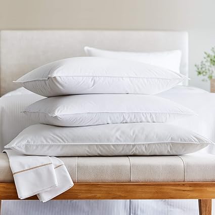 Amazon Com Westin Feather Down Pillow Medium To Firm Support