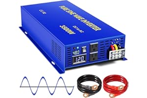 XYZ INVT 3500 Watt Pure Sine Wave Inverter 48V to 110V 120V AC Car Power Invert Surge 7000W Power Converter for Solar System.(3500W 48V 120V)