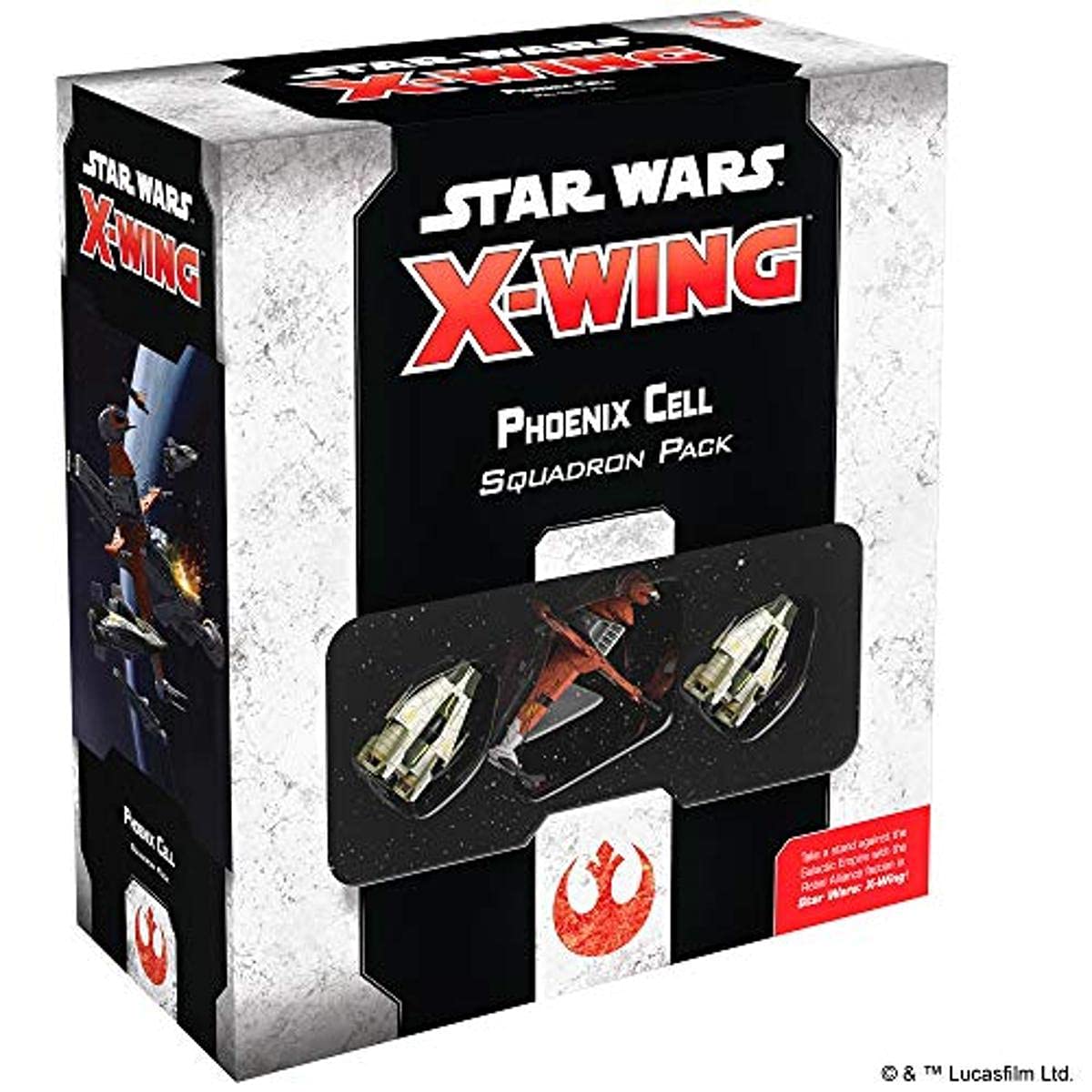 Star Wars X-Wing 2nd Edition Miniatures Game Phoenix Cell SQUADRON PACK - Unite Rebellion Heroes! Strategy Game for Kids & Adults, Ages 14+, 2 Players, 30-45 Min Playtime, Made by Atomic Mass Games