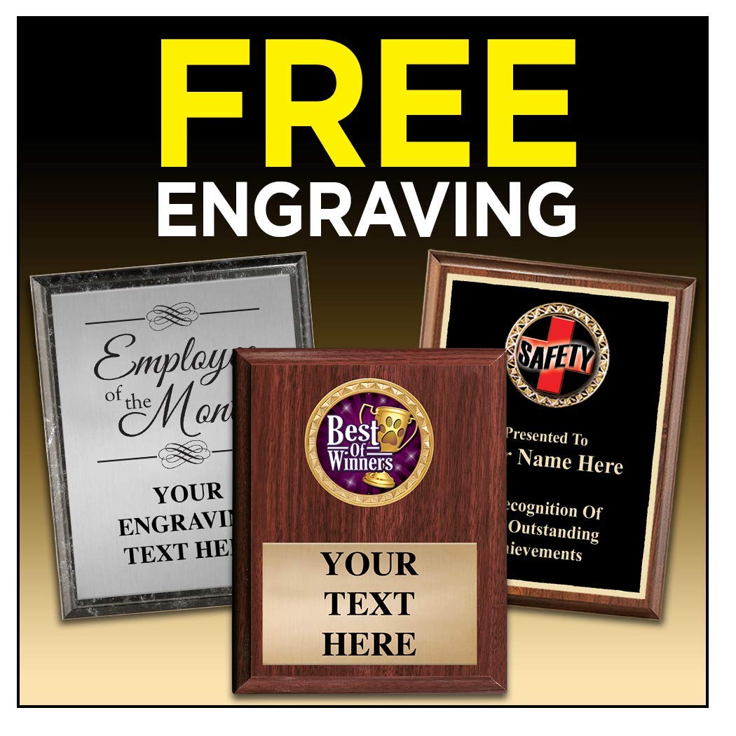Sports & Outdoors 5 x 7 Amazing Recognition Trophy Plaque Award Prime