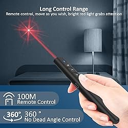 SunnyOcean Presentation Clicker, Rechargerable