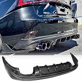 Carbon Fiber Rear Diffuser for Lexus is F 2013-2014 Is200t Is250 Is300 Is350 Base &amp; F Sport 2013-2019 Rear Bumper Cover Lower Lip Factory Outlet